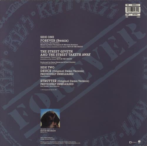 Kiss Forever 12" vinyl single (12 inch record / Maxi-single) UK KIS12FO00906