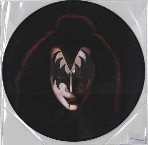 Kiss Gene Simmons picture disc LP (vinyl picture disc album) UK KISPDGE518618