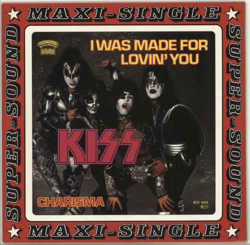 Kiss I Was Made For Lovin' You - Black 12" vinyl single (12 inch record / Maxi-single) German KIS12IW14436
