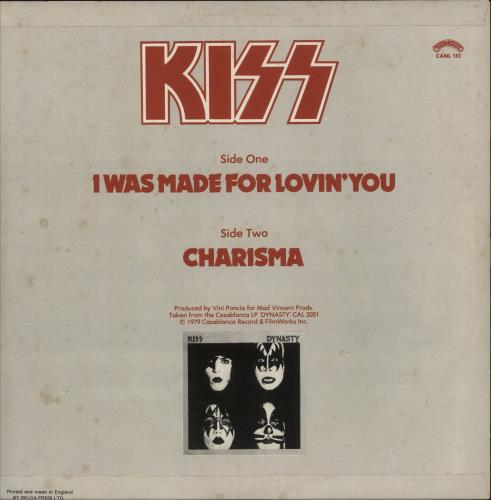 Kiss I Was Made For Loving You - Deep Red Vinyl 12" vinyl single (12 inch record / Maxi-single) UK KIS12IW00921