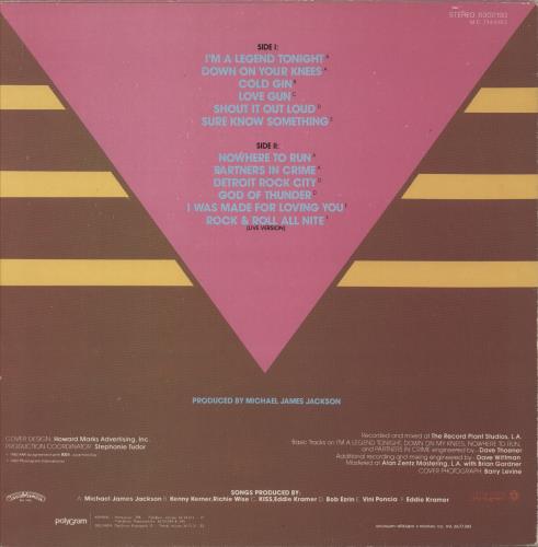 Kiss Killers vinyl LP album (LP record) Greek KISLPKI872159