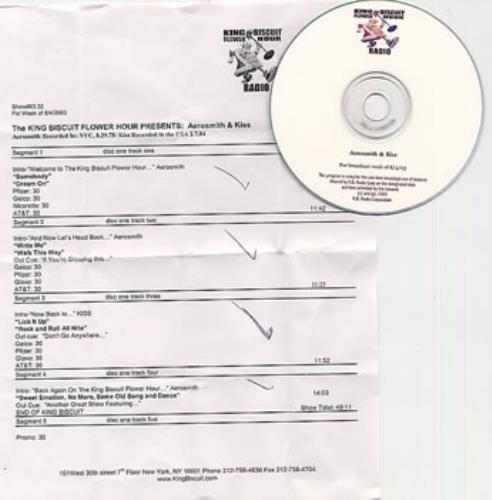 Kiss King Biscuit Flower Hour CD album (CDLP) US KISCDKI272416