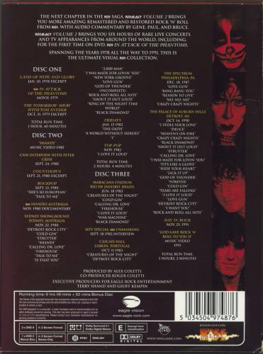 Kiss Kissology: The Ultimate Kiss Collection Vol. 2 1978-1991 DVD UK KISDDKI804695