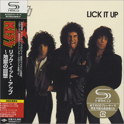 Kiss Lick It Up SHM CD Japanese KISHMLI433652