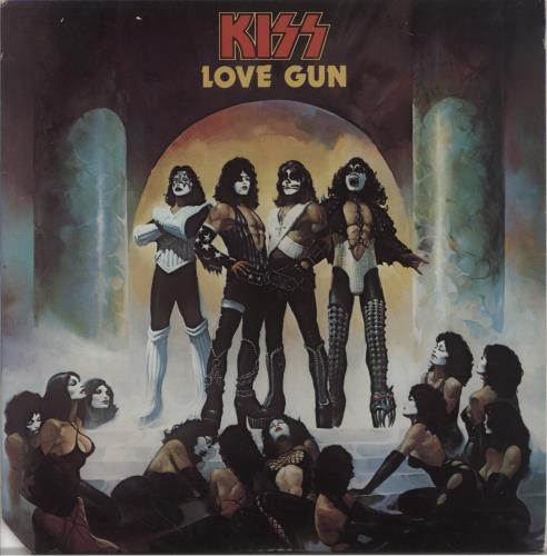 Kiss Love Gun + Gun - EX vinyl LP album (LP record) US KISLPLO253291