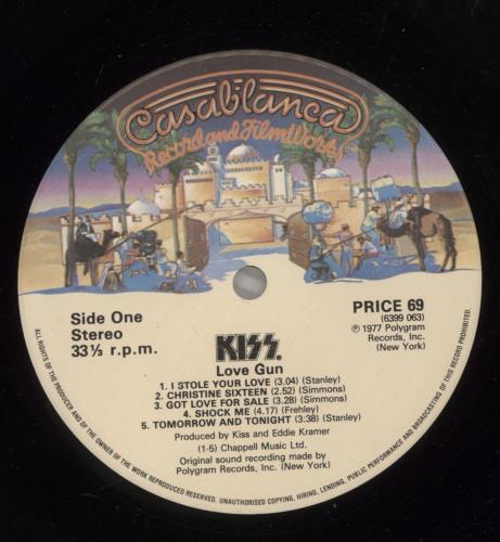Kiss Love Gun vinyl LP album (LP record) UK KISLPLO766479