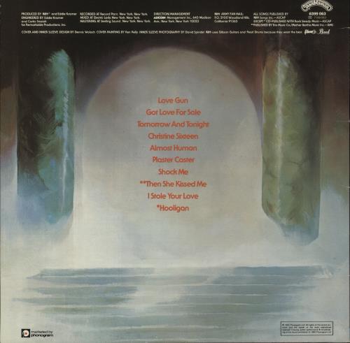 Kiss Love Gun vinyl LP album (LP record) UK KISLPLO865539