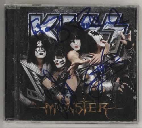 Kiss Monster - Autographed CD album (CDLP) UK KISCDMO726127