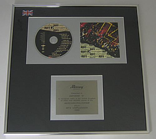 Kiss MTV Unplugged award disc UK KISAWMT356853