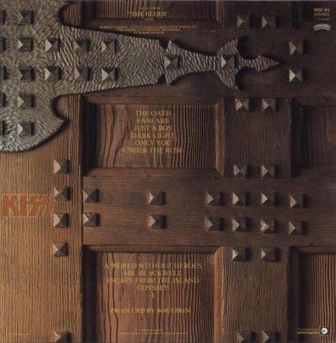 Kiss Music From The Elder vinyl LP album (LP record) Dutch KISLPMU880432