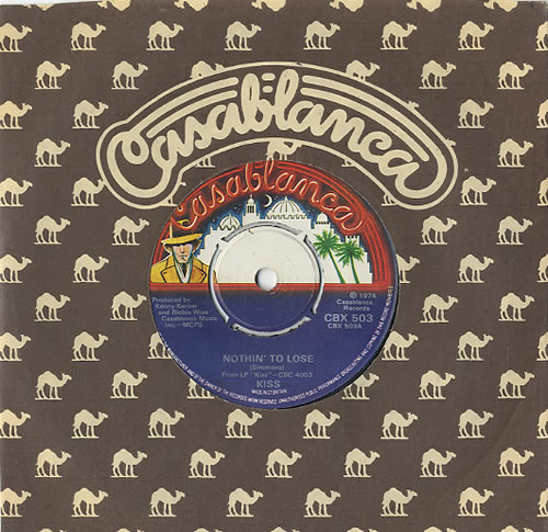 Kiss Nothin' To Lose 7" vinyl single (7 inch record / 45) UK KIS07NO610222