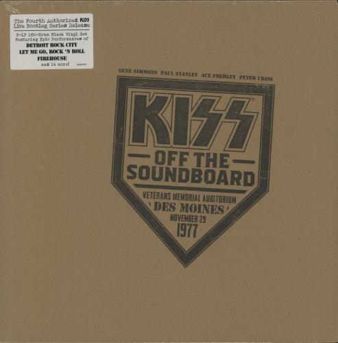 Kiss Off The Soundboard:  Live in Des Moines November 29 1977 - 180 Gram Vinyl - Sealed 2-LP vinyl record set (Double LP Album) US KIS2LOF872128