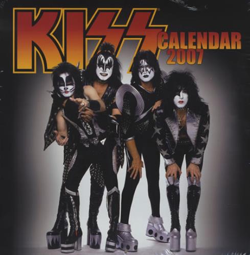 Kiss Official Calendar 2007 calendar UK KISCAOF353601