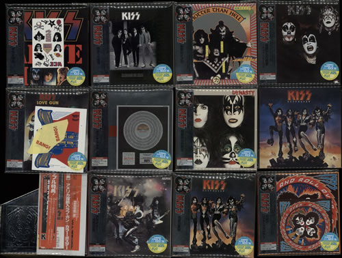 Kiss Paper Sleeve Collection + Box & Bonus Obi's CD Album Box Set Japanese KISDXPA639471