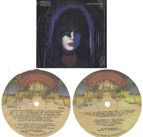 Kiss Paul Stanley vinyl LP album (LP record) Venezuelan KISLPPA370477