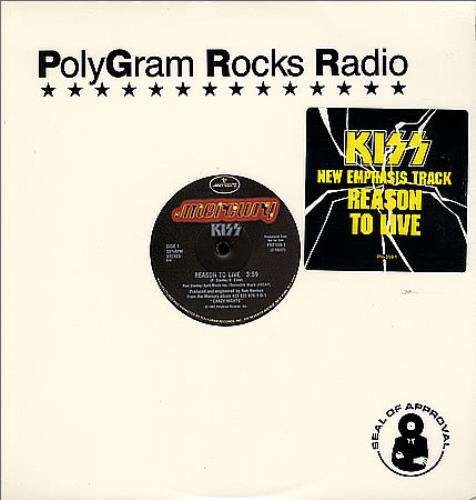 Kiss Reason To Live 12" vinyl single (12 inch record / Maxi-single) US KIS12RE14441