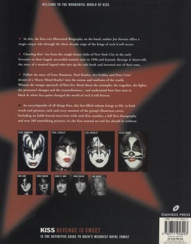 Kiss Revenge Is Sweet book UK KISBKRE865646