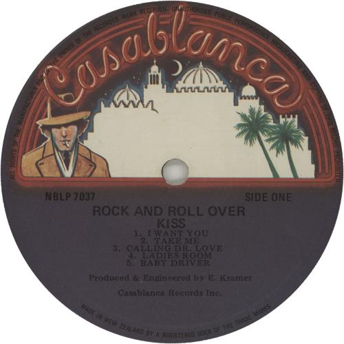 Kiss Rock And Roll Over vinyl LP album (LP record) New Zealand KISLPRO657185