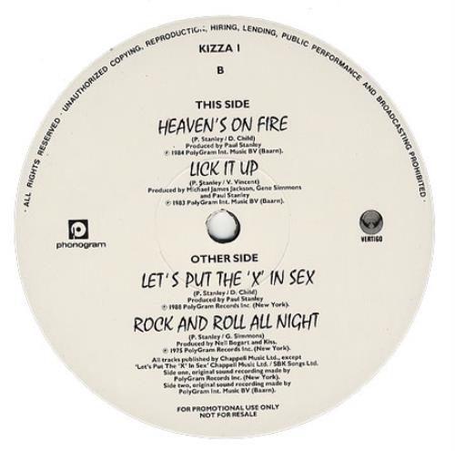 Kiss Sampler 12" vinyl single (12 inch record / Maxi-single) UK KIS12SA00905