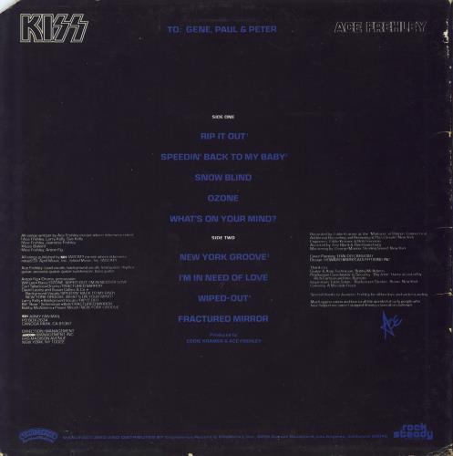 Kiss Solos -VG 4-LP vinyl album record set US KIS4LSO792906