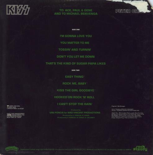 Kiss Solos -VG 4-LP vinyl album record set US KIS4LSO792906