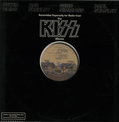 Kiss Solos Radio Sampler vinyl LP album (LP record) US KISLPSO14370