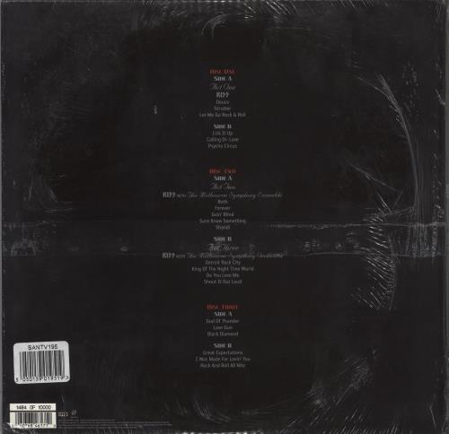 Kiss Symphony - Alive IV - Sealed 3-LP vinyl record set (Triple LP Album) US KIS3LSY256109