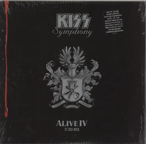 Kiss Symphony - Alive IV - Sealed 3-LP vinyl record set (Triple LP Album) US KIS3LSY715209