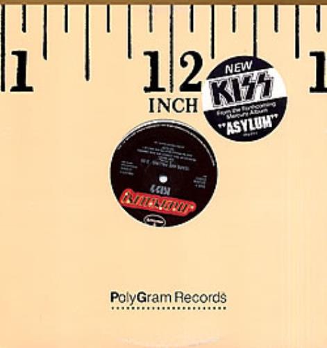 Kiss Tears Are Falling 12" vinyl single (12 inch record / Maxi-single) US KIS12TE14443