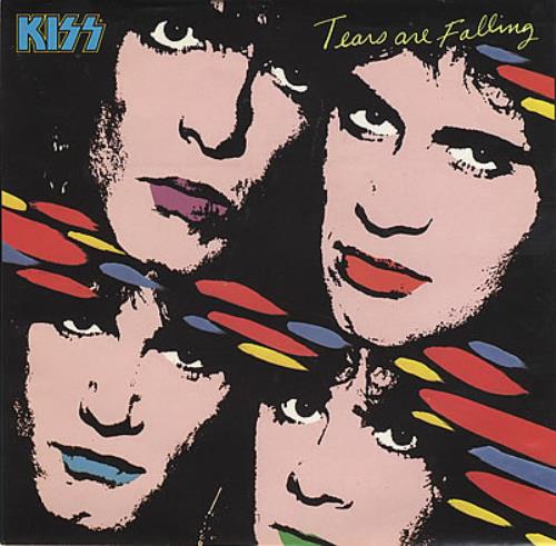 Kiss Tears Are Falling 7" vinyl single (7 inch record / 45) US KIS07TE383607