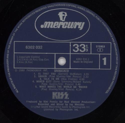 Kiss Unmasked - EX vinyl LP album (LP record) UK KISLPUN836454