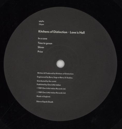 Kitchens Of Distinction Love Is Hell vinyl LP album (LP record) UK KODLPLO245187