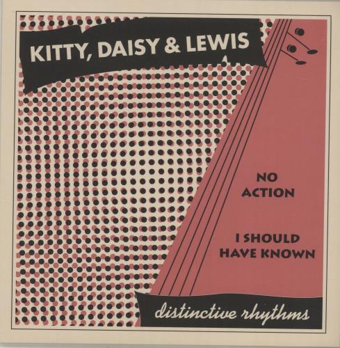 Kitty, Daisy & Lewis No Action 7" vinyl single (7 inch record / 45) UK KDW07NO682078