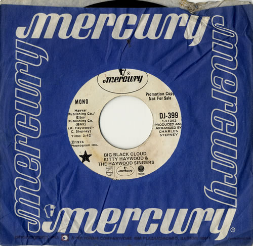 Kitty Haywood Big Black Cloud 7" vinyl single (7 inch record / 45) US KQY07BI576859
