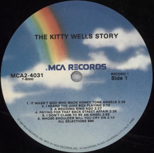 Kitty Wells The Kitty Wells Story 2-LP vinyl record set (Double LP Album) US KI-2LTH820305