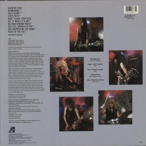 Kix Blow My Fuse vinyl LP album (LP record) German KBNLPBL586504