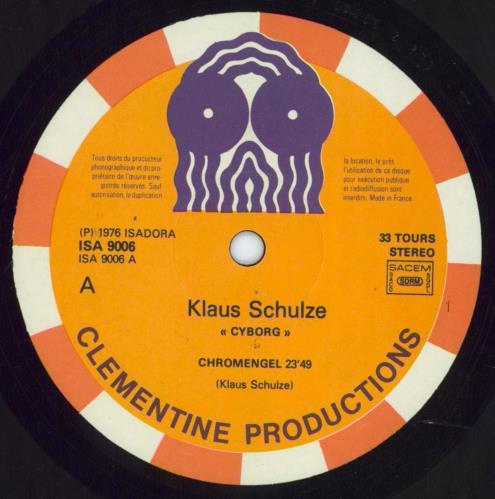 Klaus Schulze Cyborg 2-LP vinyl record set (Double LP Album) French ULZ2LCY801188