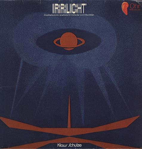 Klaus Schulze Irrlicht vinyl LP album (LP record) German ULZLPIR210936