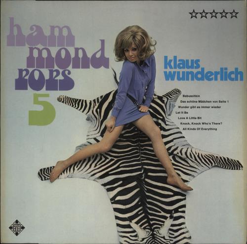 Klaus Wunderlich Hammond Pops 5 vinyl LP album (LP record) German KWCLPHA673812