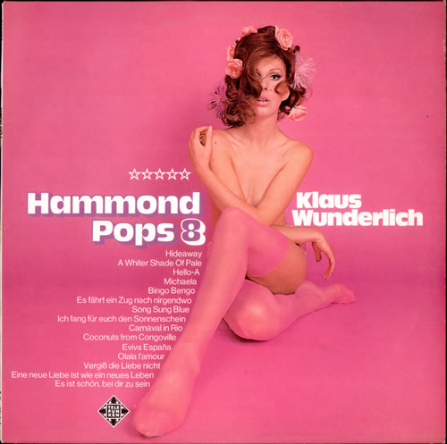 Klaus Wunderlich Hammond Pops 8 vinyl LP album (LP record) German KWCLPHA512466