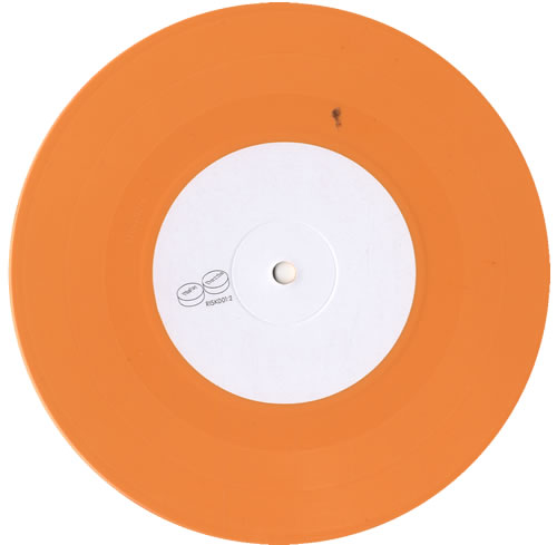 Klaxons Atlantis To Interzone - Orange Vinyl 7" vinyl single (7 inch record / 45) UK KBX07AT577034