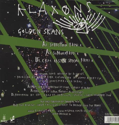 Klaxons Golden Skans 12" vinyl single (12 inch record / Maxi-single) French KBX12GO396873