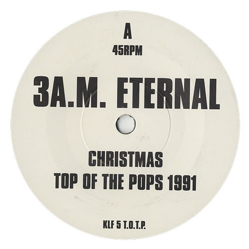 KLF 3am Eternal - Black Vinyl 7" vinyl single (7 inch record / 45) UK KLF07AM03676