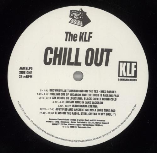 KLF Chill Out - Stickered Sleeve - EX vinyl LP album (LP record) UK KLFLPCH333276