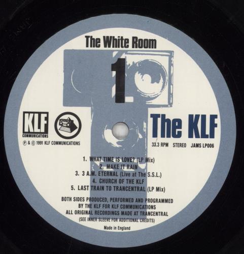 KLF The White Room - 1st - Hype Sticker vinyl LP album (LP record) UK KLFLPTH856124