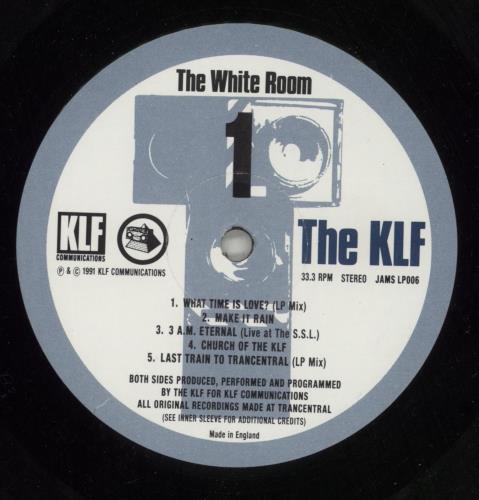 KLF The White Room - Hype Sticker + insert - EX vinyl LP album (LP record) UK KLFLPTH868947
