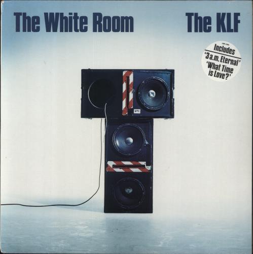 KLF The White Room - Hype Sticker + insert vinyl LP album (LP record) UK KLFLPTH182012