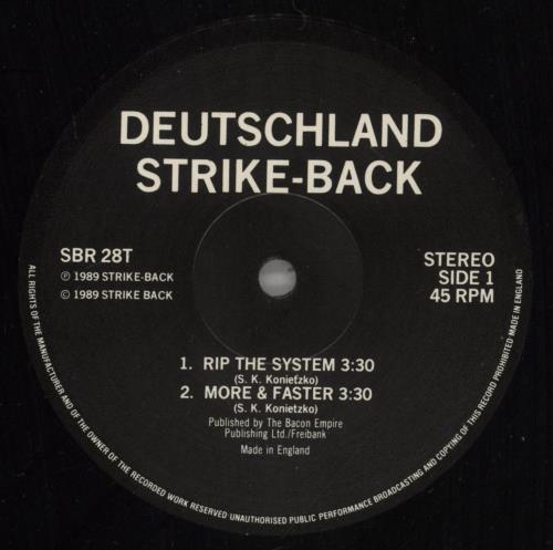 KMFDM More & Faster 12" vinyl single (12 inch record / Maxi-single) US KM712MO416772