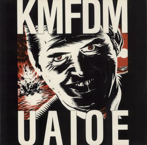 KMFDM UAIOE vinyl LP album (LP record) UK KM7LPUA879838
