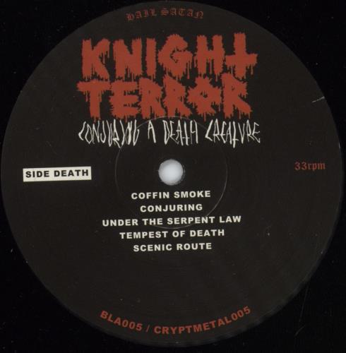 Knight Terror Conjuring A Death Creature vinyl LP album (LP record) UK -IGLPCO881368